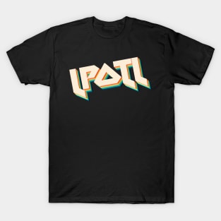 LPOTL - Metal Typographic Design T-Shirt